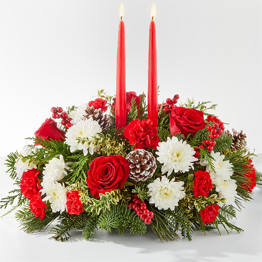Holiday Soiree Centerpiece – BRICK HOUSE FLORIST & GIFTS, Staunton IL