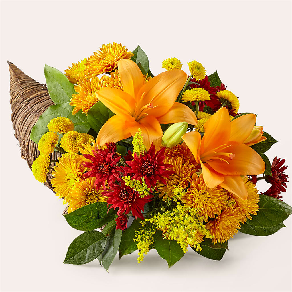 Feast of Color Cornucopia – BRICK HOUSE FLORIST & GIFTS, Staunton IL