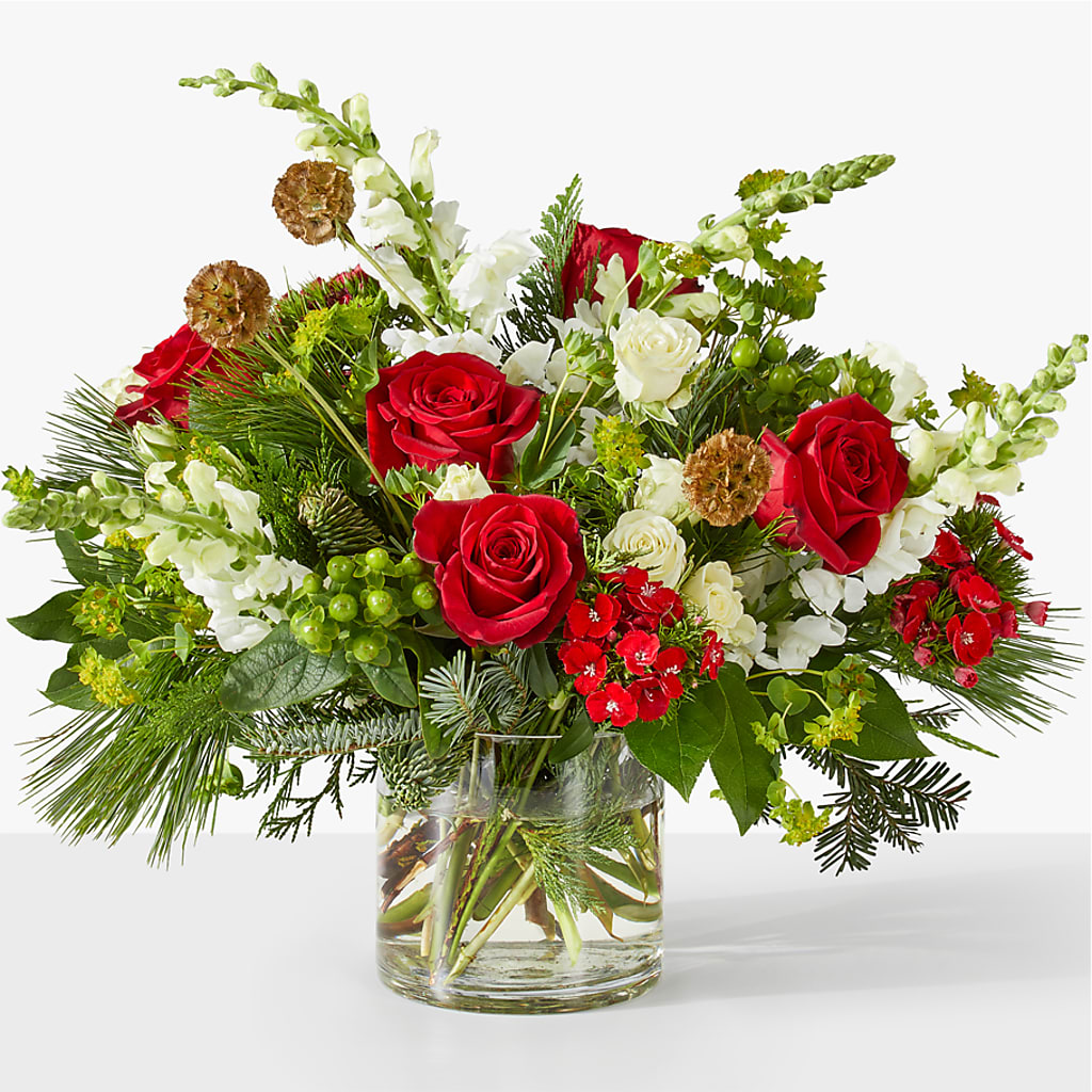 Deck the Halls Bouquet – BRICK HOUSE FLORIST & GIFTS, Staunton IL