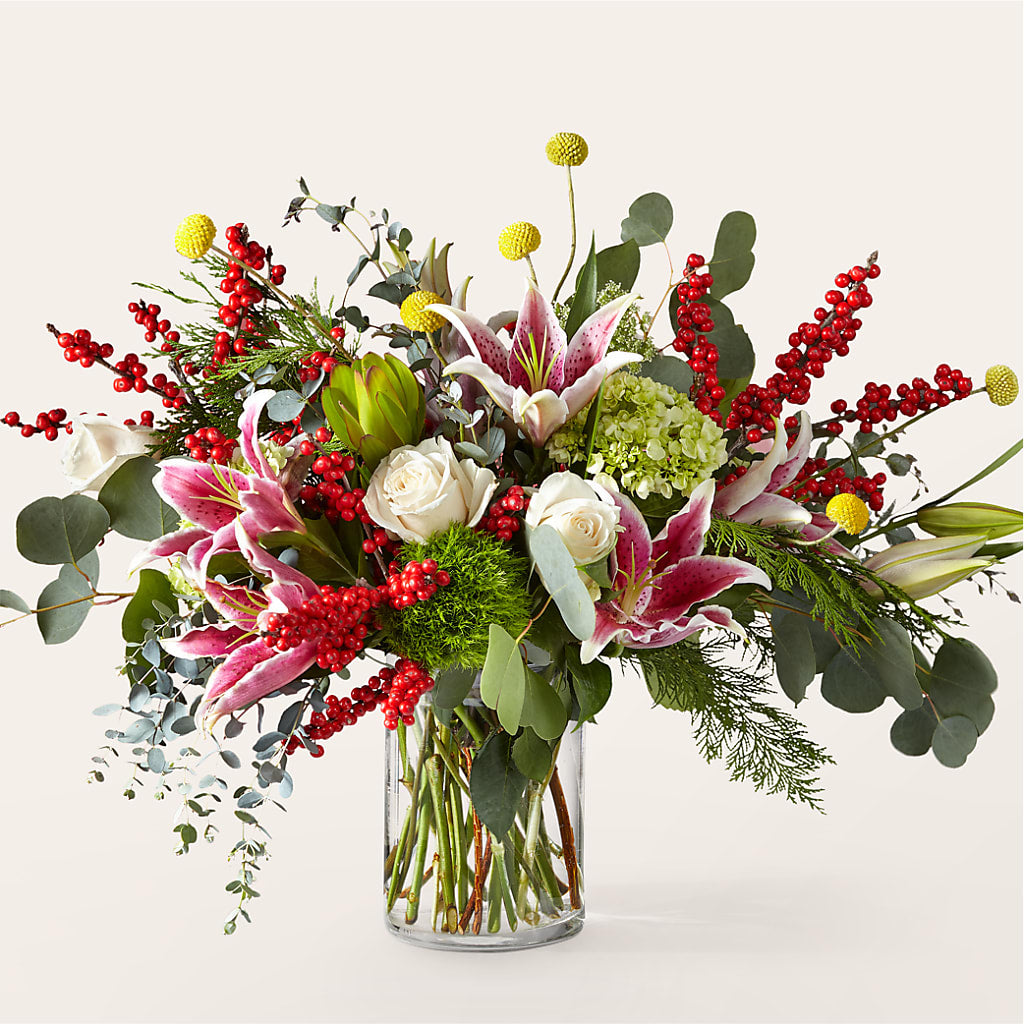 Berry & Bright Bouquet – BRICK HOUSE FLORIST & GIFTS, Staunton IL