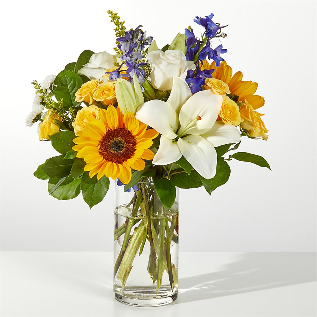 Wonderfully Sunny Bouquet – BRICK HOUSE FLORIST & GIFTS, Staunton IL