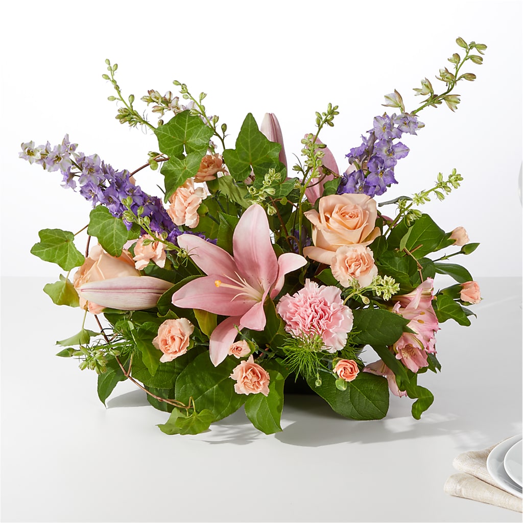 Blossom Time Centerpiece – BRICK HOUSE FLORIST & GIFTS, Staunton IL