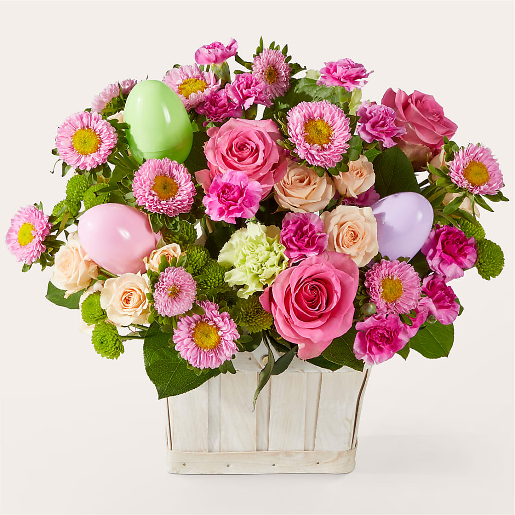 Get Eggcited Basket – BRICK HOUSE FLORIST & GIFTS, Staunton IL