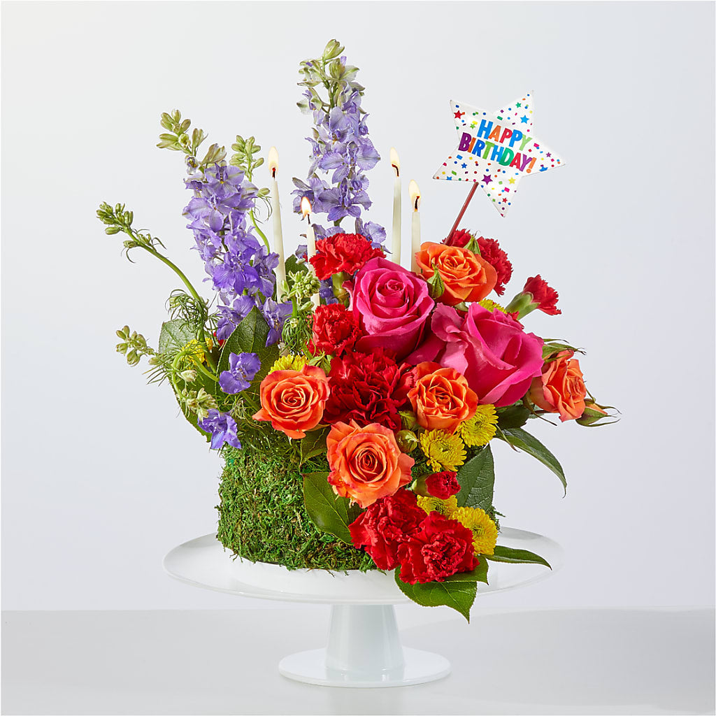 Best Year Yet Floral Cake – BRICK HOUSE FLORIST & GIFTS, Staunton IL