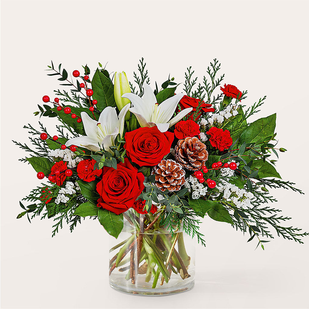 Best in Snow Bouquet – BRICK HOUSE FLORIST & GIFTS, Staunton IL