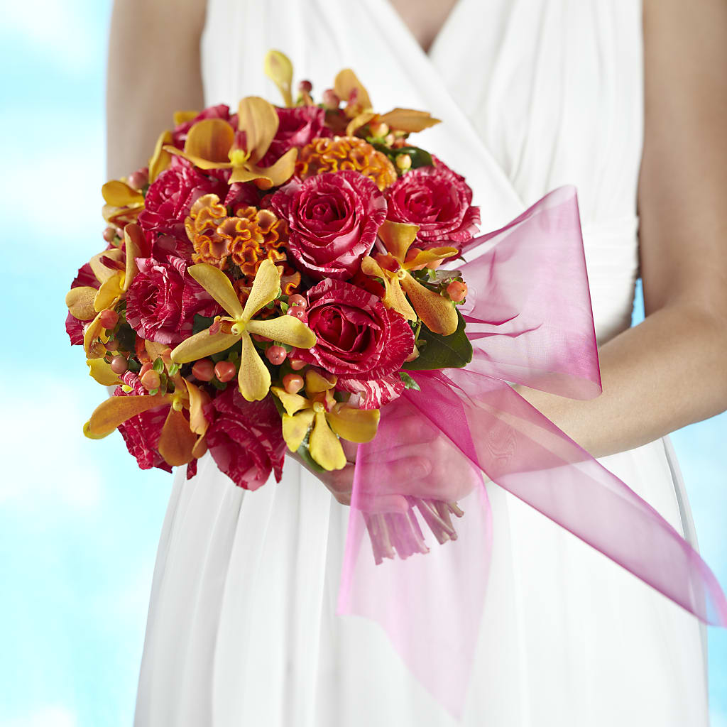Brilliant Shades of Love Bouquet – BRICK HOUSE FLORIST & GIFTS, Staunton IL