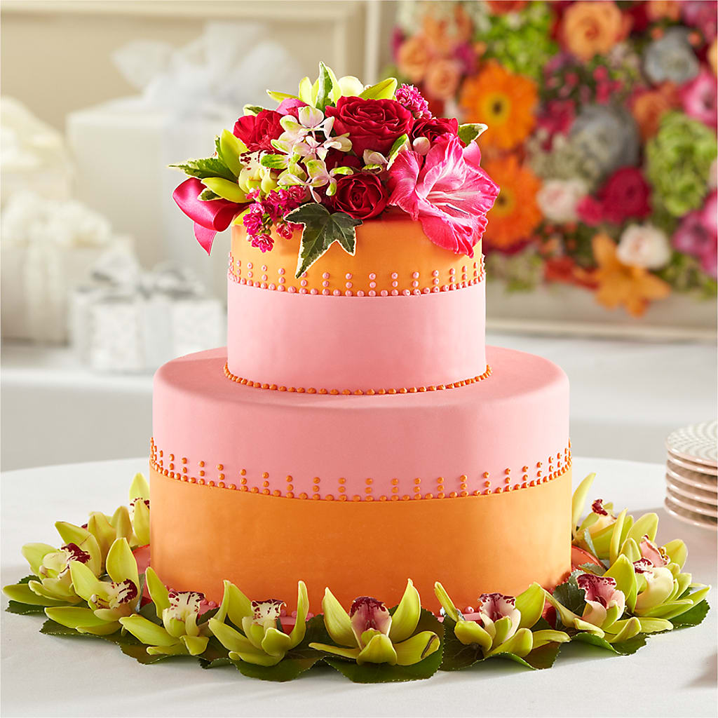 Sweet Citrus Cake Decor – BRICK HOUSE FLORIST & GIFTS, Staunton IL