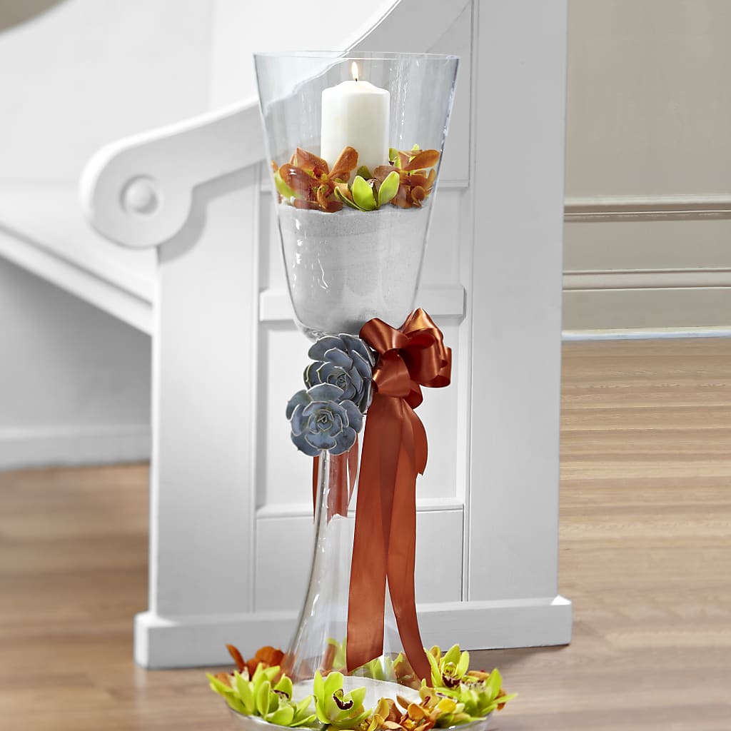 Matrimony Pew Decor – BRICK HOUSE FLORIST & GIFTS, Staunton IL