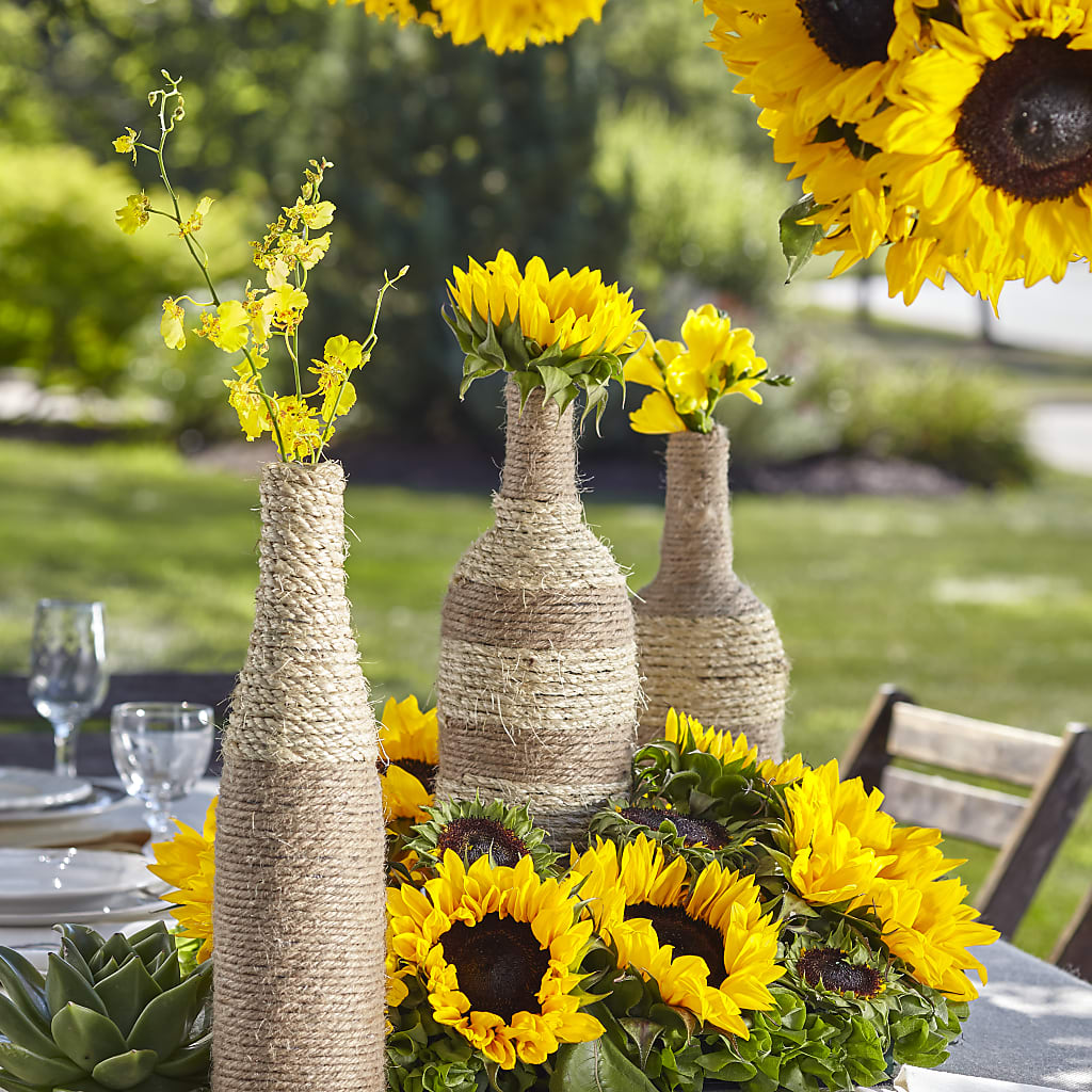 Sublime Garden Centerpiece – BRICK HOUSE FLORIST & GIFTS, Staunton IL