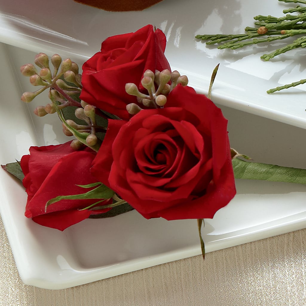 Red Spray Rose Boutonniere – BRICK HOUSE FLORIST & GIFTS, Staunton IL