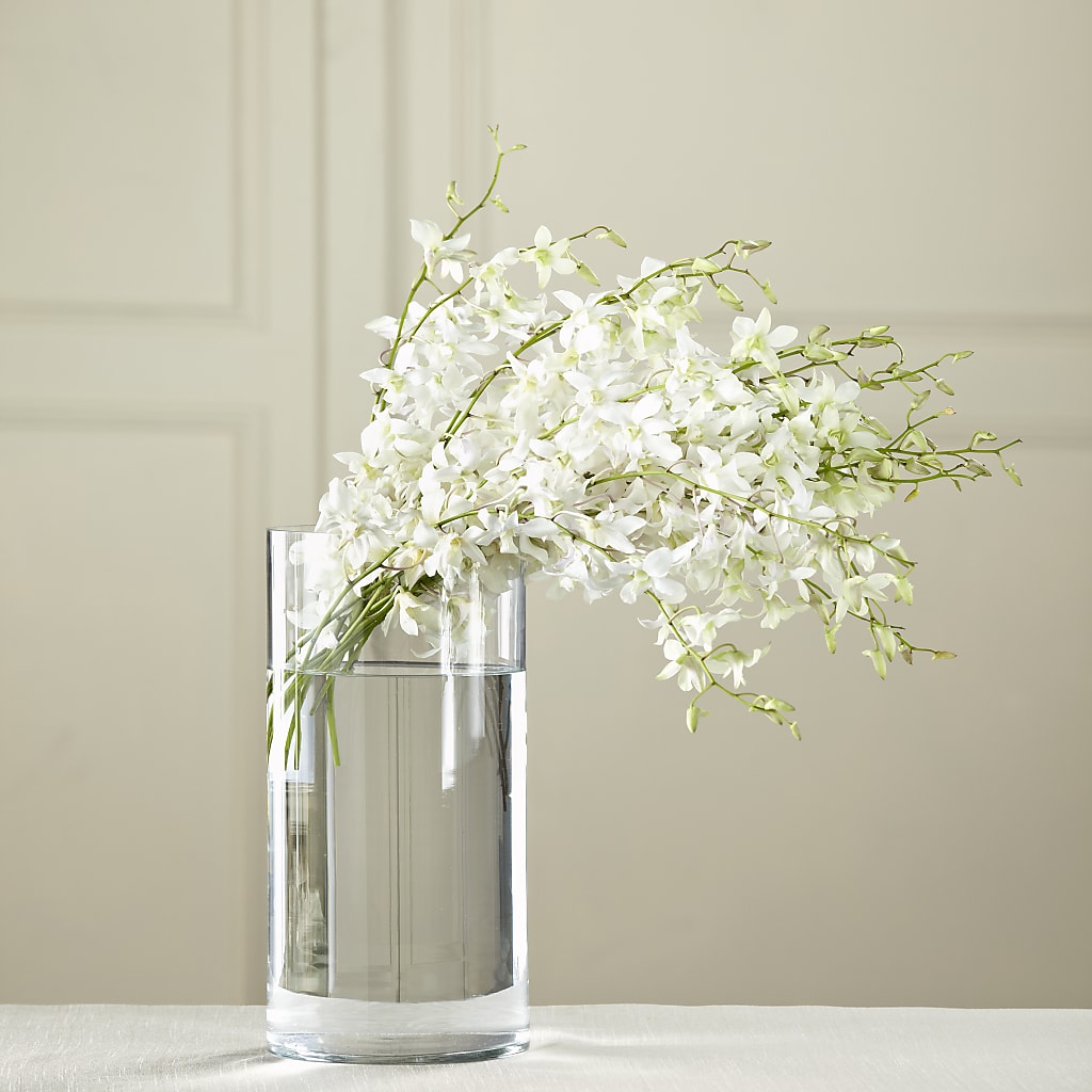 White Dendrobium Bouquet – BRICK HOUSE FLORIST & GIFTS, Staunton IL