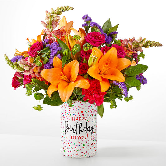Birthday Palooza Bouquet – BRICK HOUSE FLORIST & GIFTS, Staunton IL