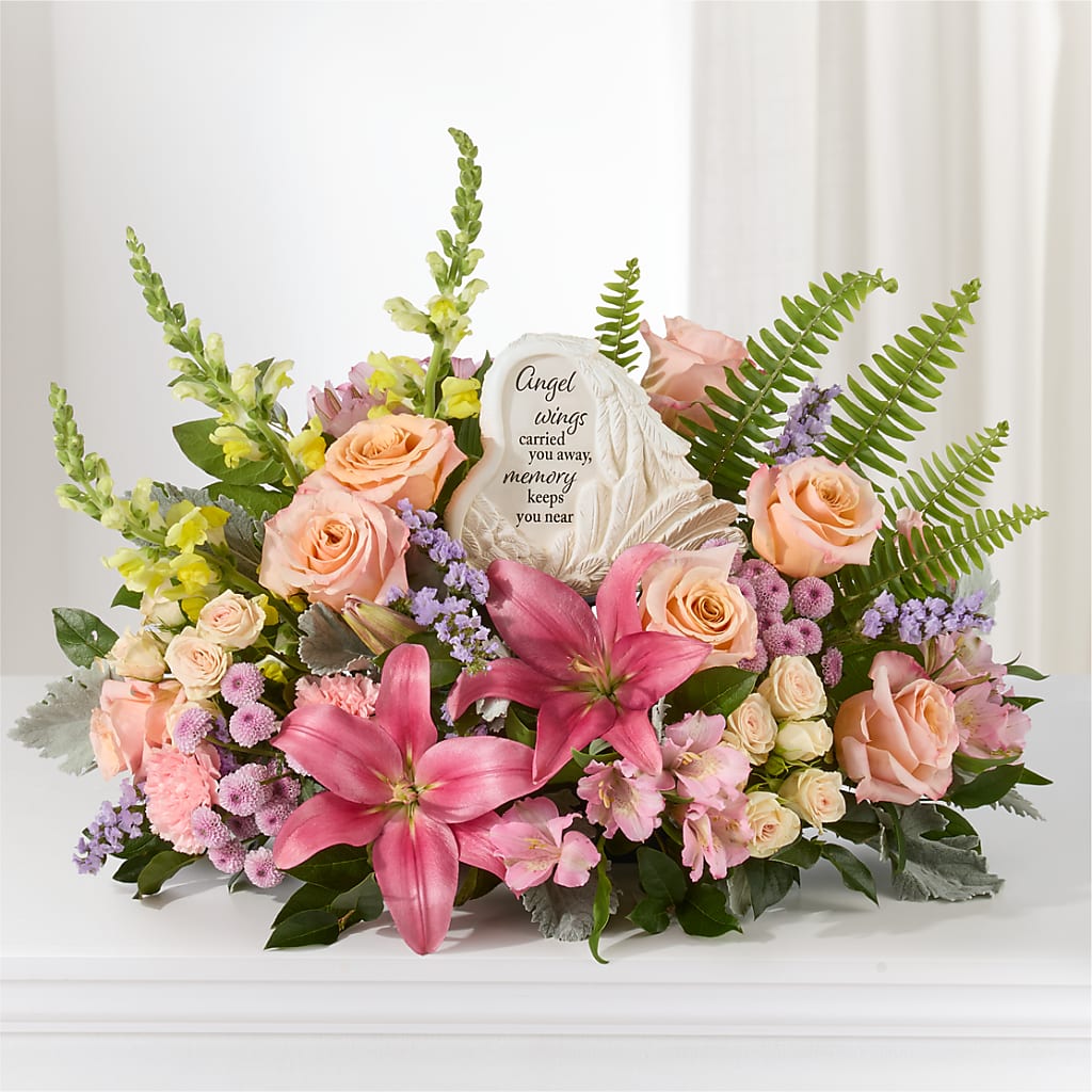 Gentle Light Arrangement – BRICK HOUSE FLORIST & GIFTS, Staunton IL