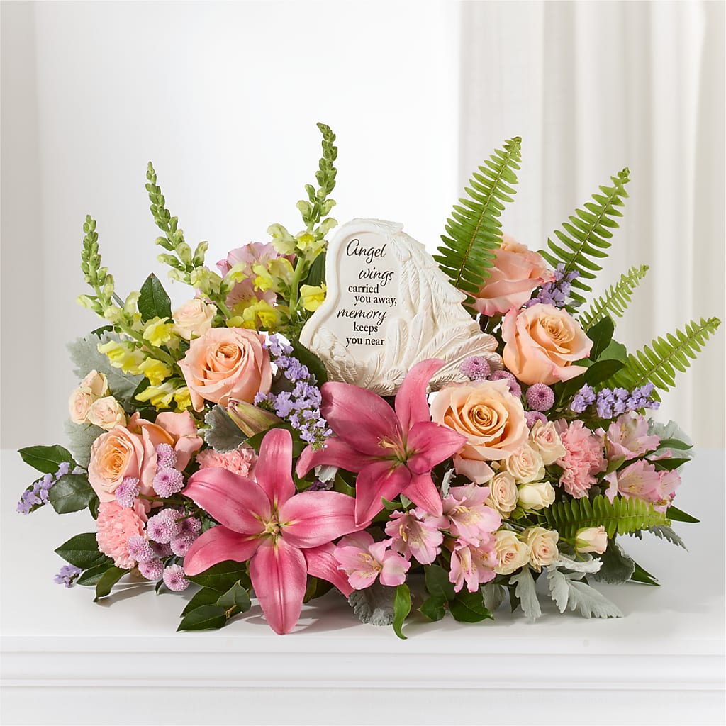 Gentle Light Arrangement – BRICK HOUSE FLORIST & GIFTS, Staunton IL