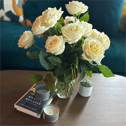 Long Stem Yellow Rose Bouquet – BRICK HOUSE FLORIST & GIFTS, Staunton IL