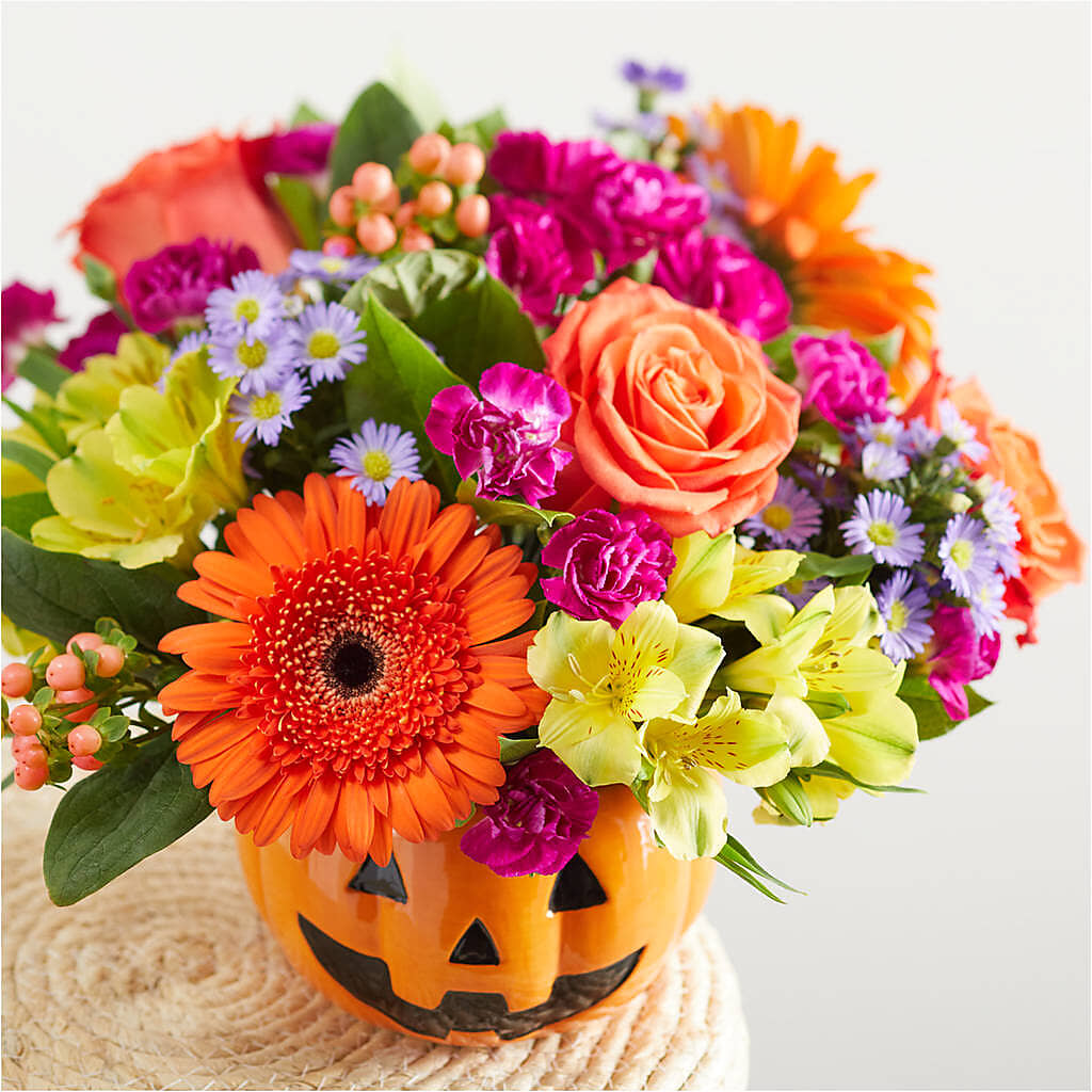 Tricks & Treats Pumpkin – BRICK HOUSE FLORIST & GIFTS, Staunton IL