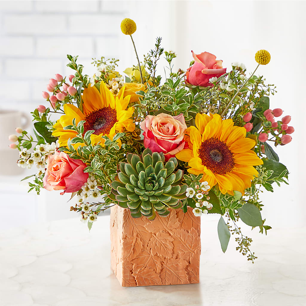 Sunflower Season Bouquet – BRICK HOUSE FLORIST & GIFTS, Staunton IL