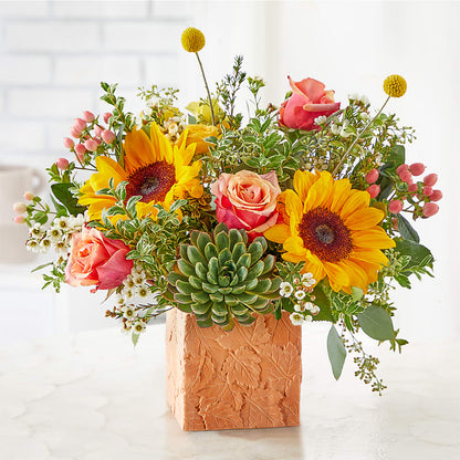 Sunflower Season Bouquet – BRICK HOUSE FLORIST & GIFTS, Staunton IL