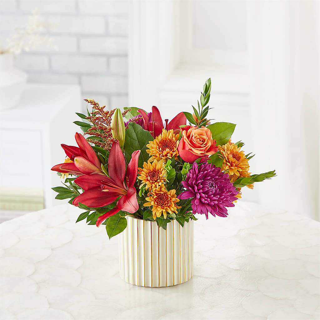 Burgundy Landscape Bouquet – BRICK HOUSE FLORIST & GIFTS, Staunton IL