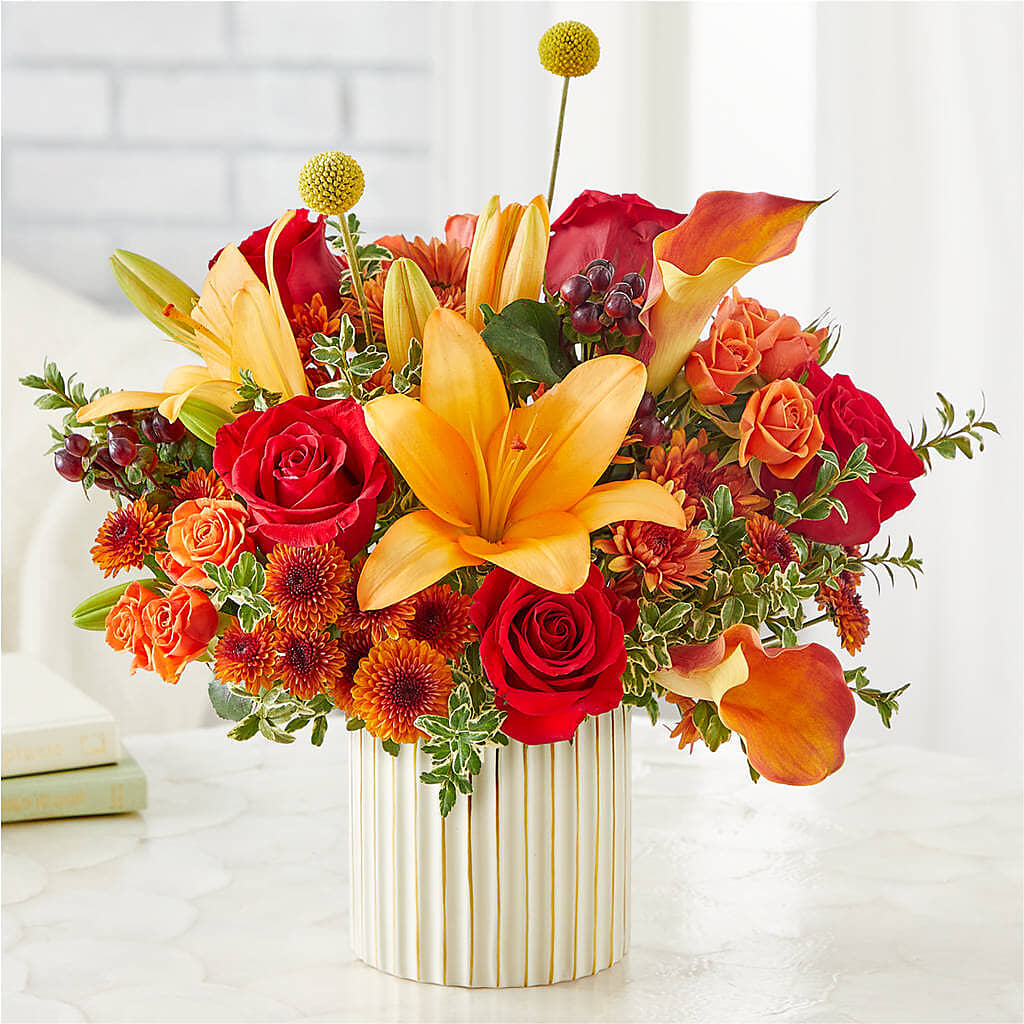 Scarlet Skies Bouquet – BRICK HOUSE FLORIST & GIFTS, Staunton IL