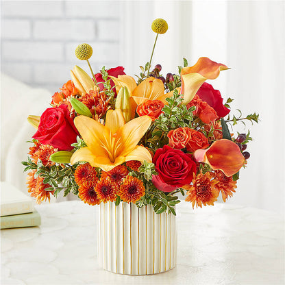 Scarlet Skies Bouquet – BRICK HOUSE FLORIST & GIFTS, Staunton IL