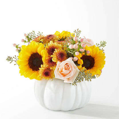 Pumpkin to Talk About Bouquet – BRICK HOUSE FLORIST & GIFTS, Staunton IL