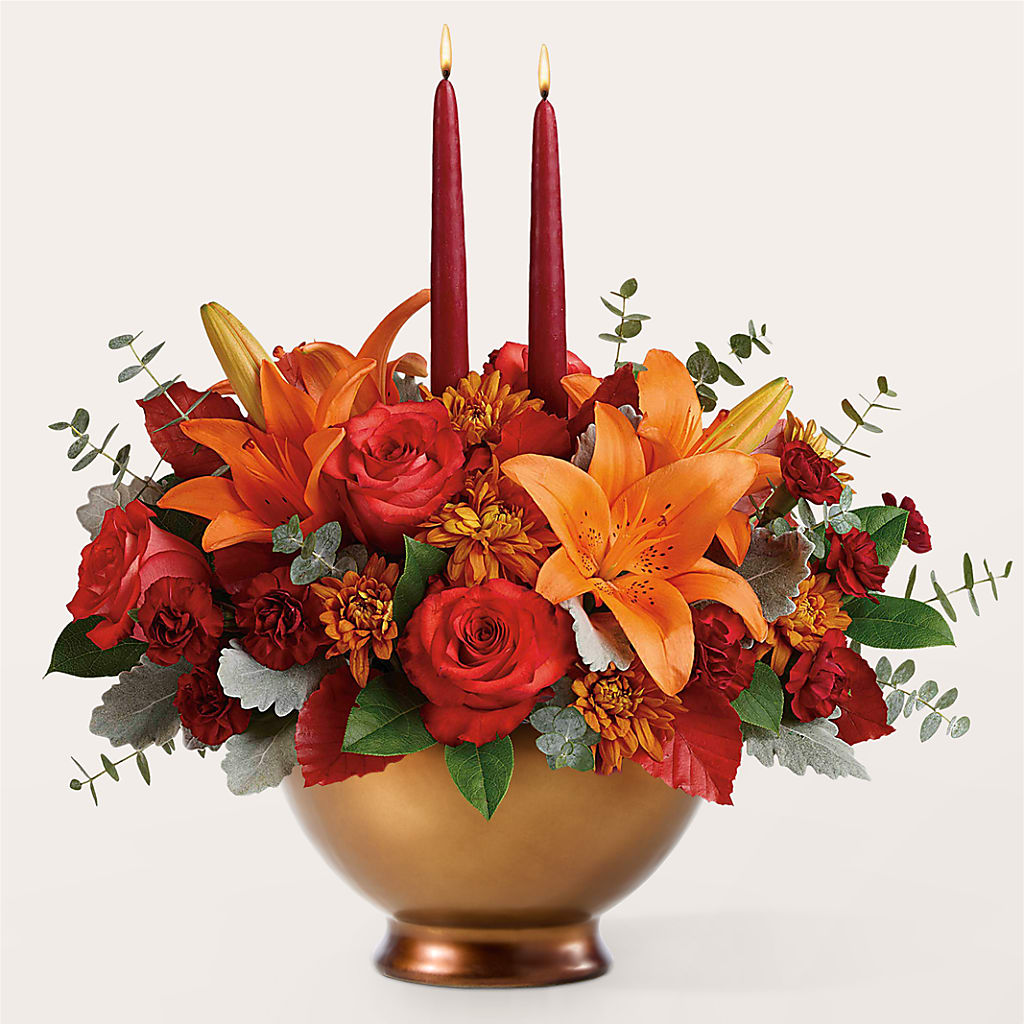 Fruits of Fall Centerpiece – BRICK HOUSE FLORIST & GIFTS, Staunton IL