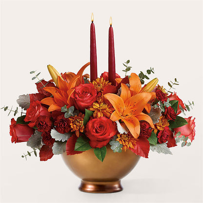 Fruits of Fall Centerpiece – BRICK HOUSE FLORIST & GIFTS, Staunton IL