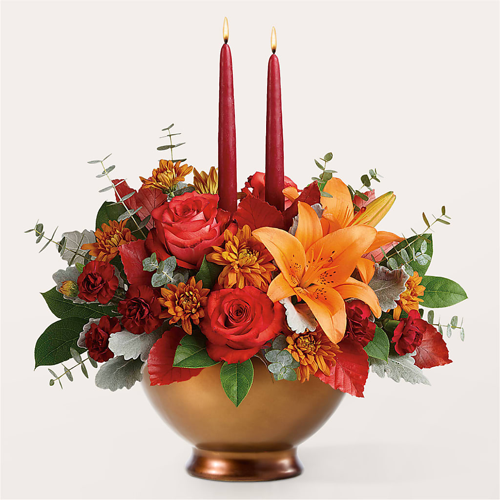 Fruits of Fall Centerpiece – BRICK HOUSE FLORIST & GIFTS, Staunton IL
