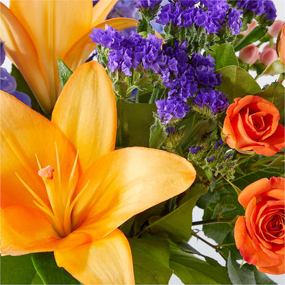 Radiant Citrus Bouquet – BRICK HOUSE FLORIST & GIFTS, Staunton IL