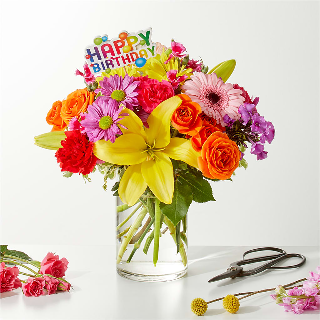 Cue the Confetti - A Florist Original – BRICK HOUSE FLORIST & GIFTS, Staunton IL