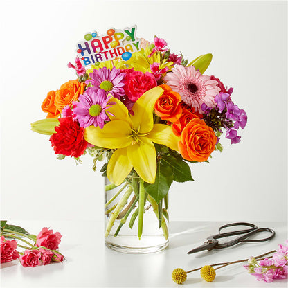 Cue the Confetti - A Florist Original – BRICK HOUSE FLORIST & GIFTS, Staunton IL