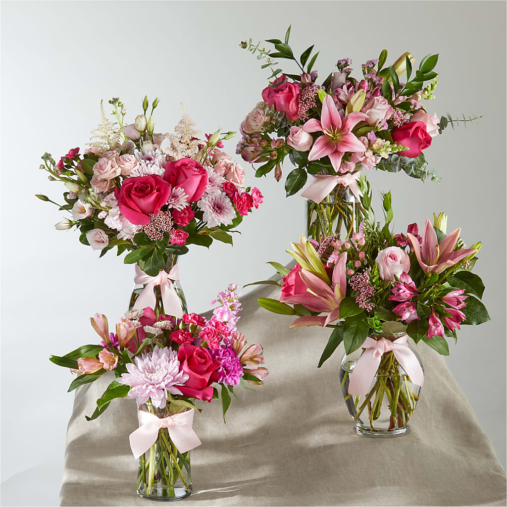 Pink Ribbon - A Florist Original – BRICK HOUSE FLORIST & GIFTS, Staunton IL