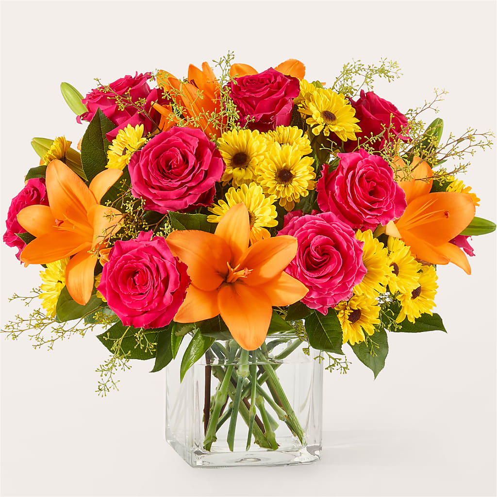 Neon Lights Bouquet – BRICK HOUSE FLORIST & GIFTS, Staunton IL