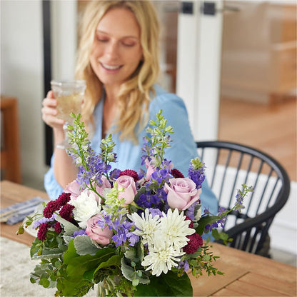 Violet Frost Bouquet – BRICK HOUSE FLORIST & GIFTS, Staunton IL