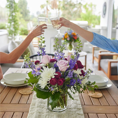 Violet Frost Bouquet – BRICK HOUSE FLORIST & GIFTS, Staunton IL