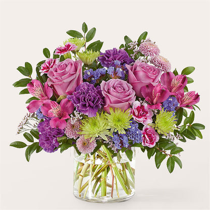 Glass Half Full Bouquet – BRICK HOUSE FLORIST & GIFTS, Staunton IL