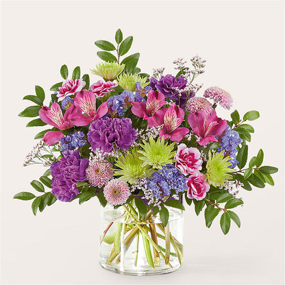 Glass Half Full Bouquet – BRICK HOUSE FLORIST & GIFTS, Staunton IL