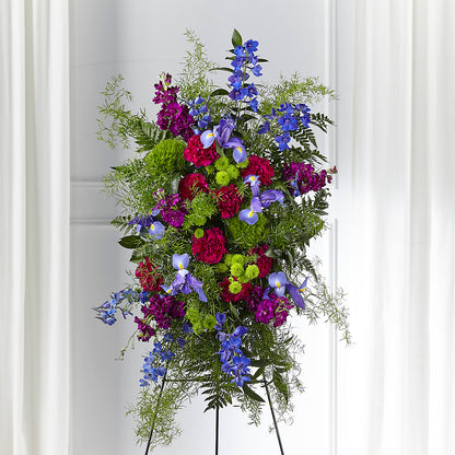 Heavenly Skies Standing Spray – BRICK HOUSE FLORIST & GIFTS, Staunton IL