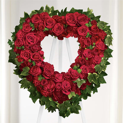 Wholehearted Standing Spray – BRICK HOUSE FLORIST & GIFTS, Staunton IL