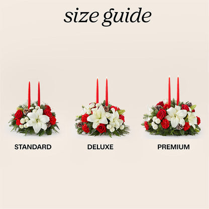 Seasonal Festivities Centerpiece – BRICK HOUSE FLORIST & GIFTS, Staunton IL