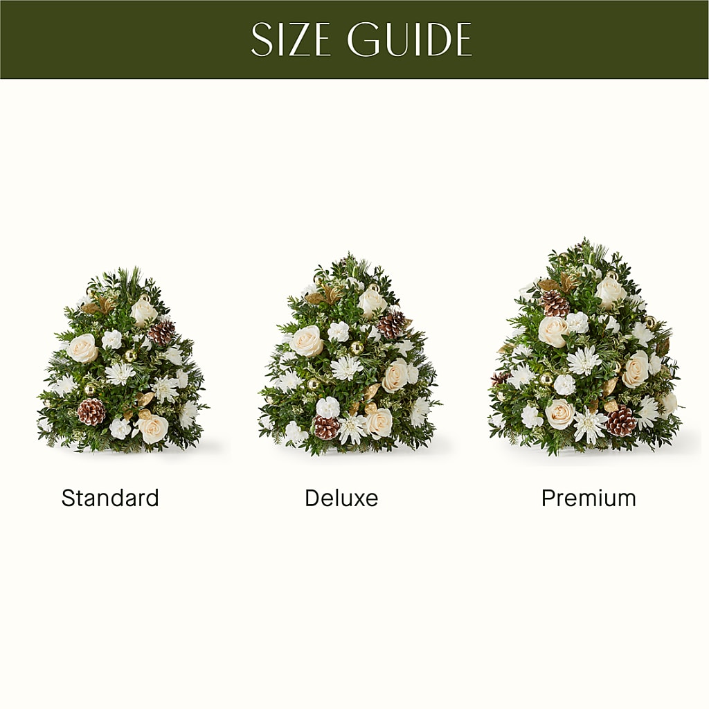 Snowed In Tree – BRICK HOUSE FLORIST & GIFTS, Staunton IL