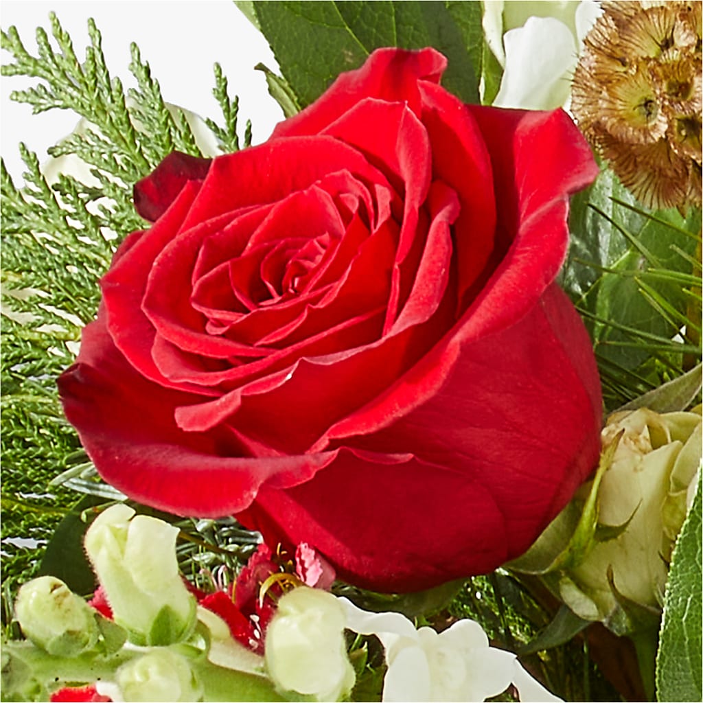 Deck the Halls Bouquet – BRICK HOUSE FLORIST & GIFTS, Staunton IL