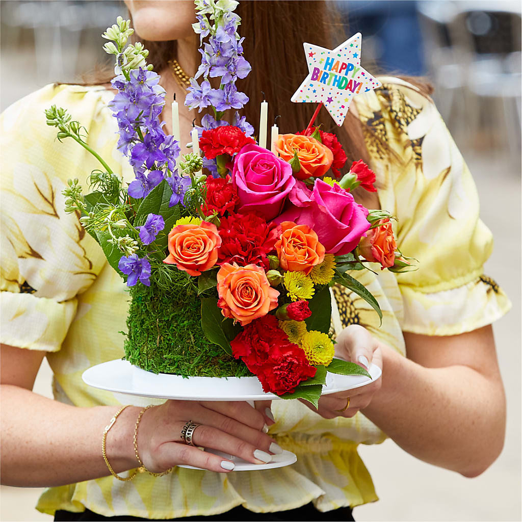 Best Year Yet Floral Cake – BRICK HOUSE FLORIST & GIFTS, Staunton IL