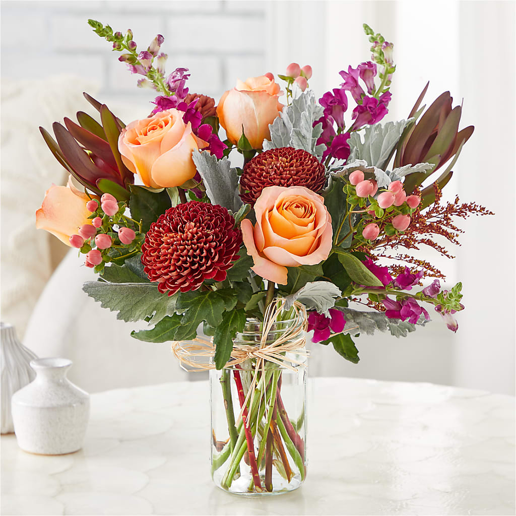 Moody Hues Bouquet – BRICK HOUSE FLORIST & GIFTS, Staunton IL