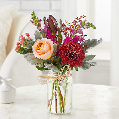 Moody Hues Bouquet – BRICK HOUSE FLORIST & GIFTS, Staunton IL