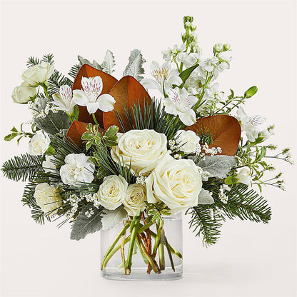 Fresh Snowfall Bouquet – BRICK HOUSE FLORIST & GIFTS, Staunton IL