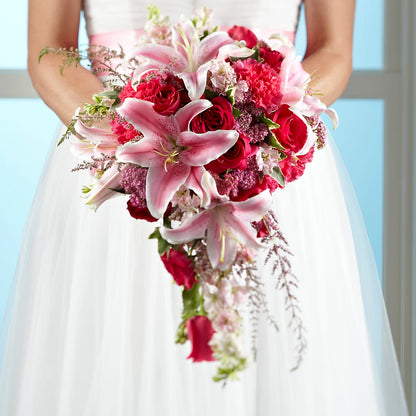 Lily & Rose Bouquet – BRICK HOUSE FLORIST & GIFTS, Staunton IL