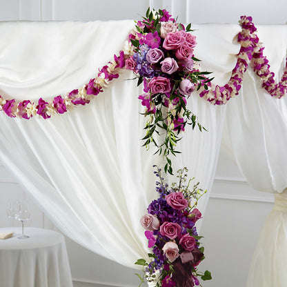 Color & Light Chuppah Decor – BRICK HOUSE FLORIST & GIFTS, Staunton IL