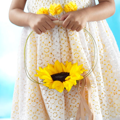Sweet Sunshine Flower Girl Bouquet – BRICK HOUSE FLORIST & GIFTS, Staunton IL